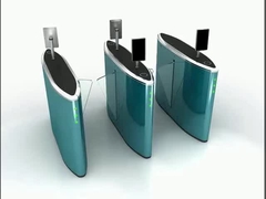 Pürüzsüz Motor Flap Bariyer Kapısı 550mm Geçit Genişliğiyle Yüksek Güvenlik Dönüştürücüler