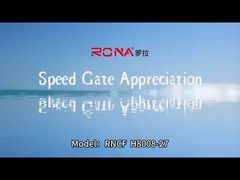 Bel Yüksek Ofis Binası Erişim Kontrol Turnikeleri Paslanmaz Çelik RFID Okuyucu Vitrin