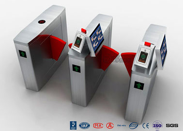 satın al Otomatik Yüz Tanıma Turnike, Hızlı Şerit Geri Çekilebilir Flap Bariyer Kapısı online manufacture
