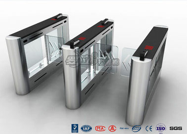 satın al Anti - Collision Walk Through Metal Swing Barrier Gate Bus Station Card Reader System online manufacture