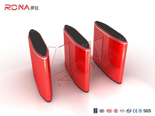 satın al DC24V Fırçasız Motor Flap Bariyer Kapısı 550mm Geçiş Genişliği Kırmızı / Mavi / Gri Boyalı online manufacture