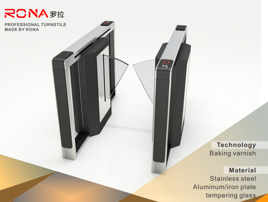 satın al 550mm Tcp / Ip Swing Flap Barrier Güvenlik Kapısı Metro Kapıları için Erişim Kontrolü online manufacture