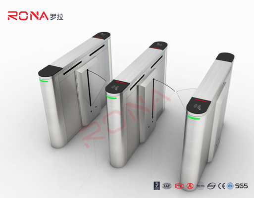 satın al Otomatik Yüz Tanıma Hızlı Çizgi Kapıları Çekici Flap Bariyer Kapısı online manufacture