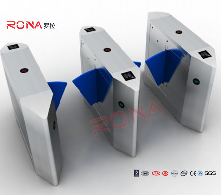 satın al Yürüyüş Metal Detektörü Flap Bariyer Kapısı Şeffaf Kanat Flap Optik Döner online manufacture