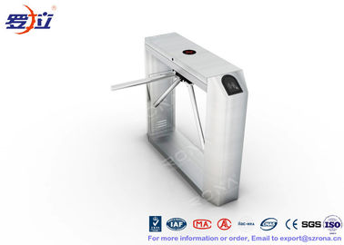 satın al Fingerprint Reader Tripod Turnstile Gate , Full Automatic 304 Stainless Steel Turnstile online manufacture