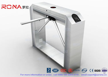 satın al 304 Paslanmaz Çelik Tripod Turnike Kapısı, RFID Flap Bariyer Turnike Katılım online manufacture