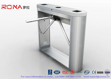 satın al Fingerprint Reader Tripod Turnstile Gate , Full 304 Stainless Steel Turnstile Pedestrian Security Gates online manufacture