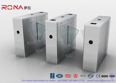 satın al Galvanized Steel Flap Barrier Gate , Intelligent Flap Bi - Directional Turnstile Mechanism online manufacture