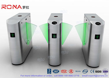satın al Fingerprint Retractable Flap Pedestrian Barrier Gate Tripod Gates For Entrance & Exit online manufacture