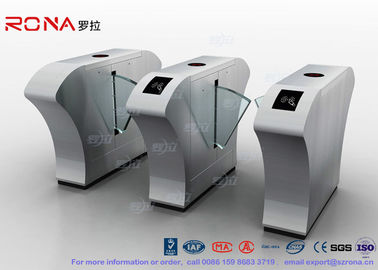satın al Airport Flap Barrier Gate RFID Interface Waist High Bidirectional Flap Barrier Turnstile online manufacture