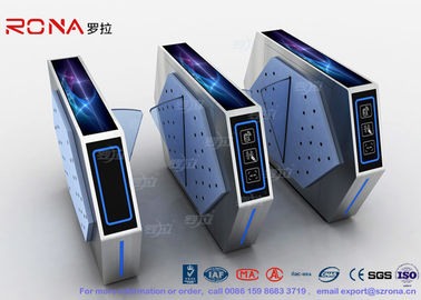 satın al 2 Lanes Flap Barrier Turnstile With Ticket Manament System With Light In Cinema online manufacture