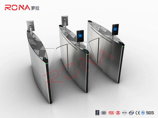 Arylic Salıncak Kolu ile Yüksek Hızlı Flap Bariyer Kapısı RFID Erişim Kontrolü