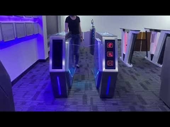 Sinemada Işıklı Bilet Yönetim Sistemli 2 Şeritli Flap Bariyer Turnike