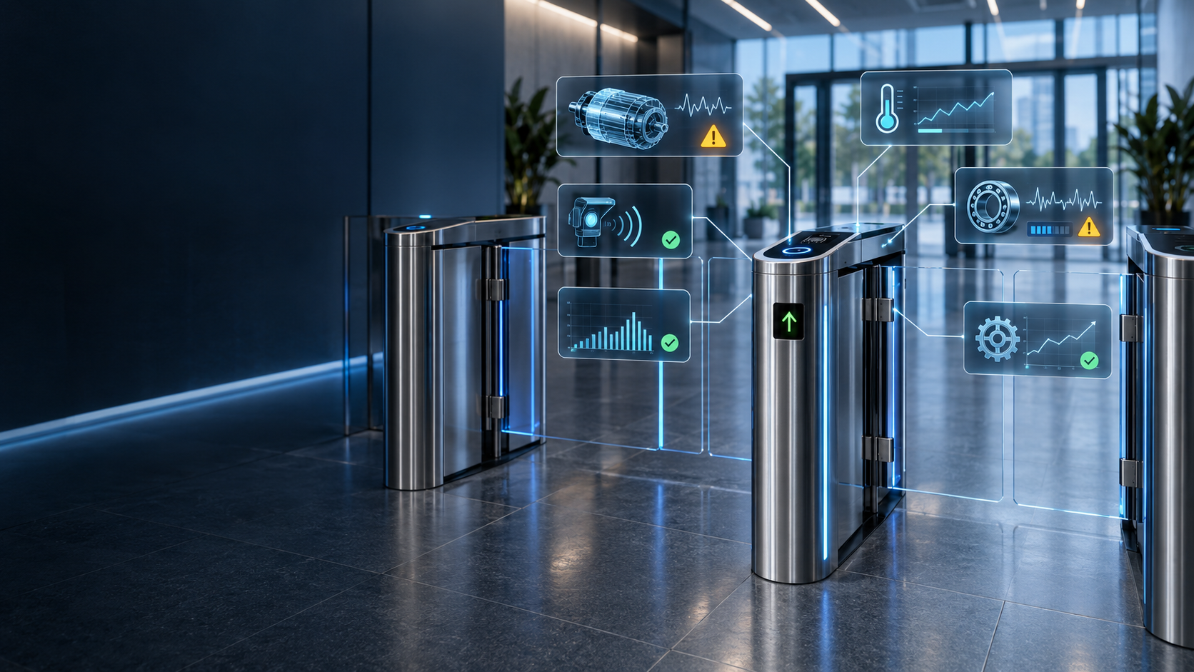 Son şirket blogları hakkında Predictive Maintenance for Turnstiles: Can Access Control Gates Warn You Before They Fail?