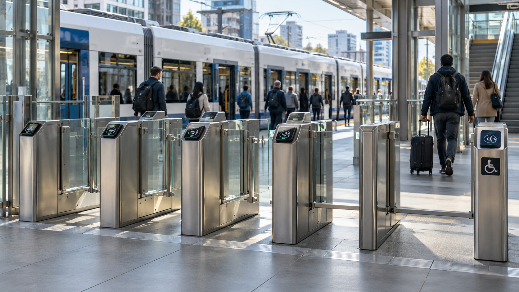 Son şirket blogları hakkında Seattle Light Rail Fare Gate Pilot Signals New Priorities for Transit Turnstile Specifications