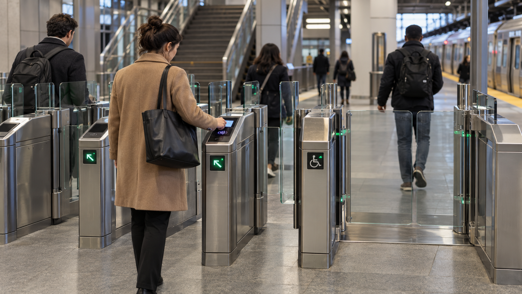 Son şirket blogları hakkında PATH Contactless Fare Transition Puts Transit Station Gates and Readers in Focus