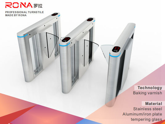 Kimlik Kartı Pasaport Kimliği ile Metal Güvenlik Flap Barrier Gate Anti Clamp