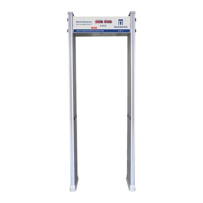 18-Bölgeli Metal Dedektör Kapısı, Yasaklı Madde Konumu İçin 360 Derece Dört Taraf Kapı Direği Işıklarıyla